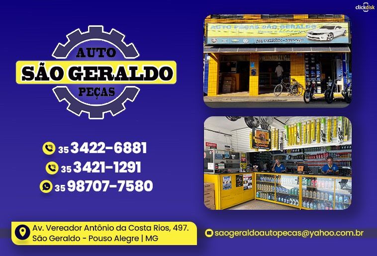 Banner AUTO PEÇAS SÃO GERALDO